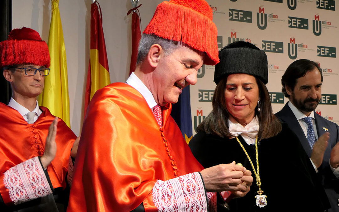 Ministro dominicano de Educación Superior es investido «doctor honoris causa» por la UDIMA en España