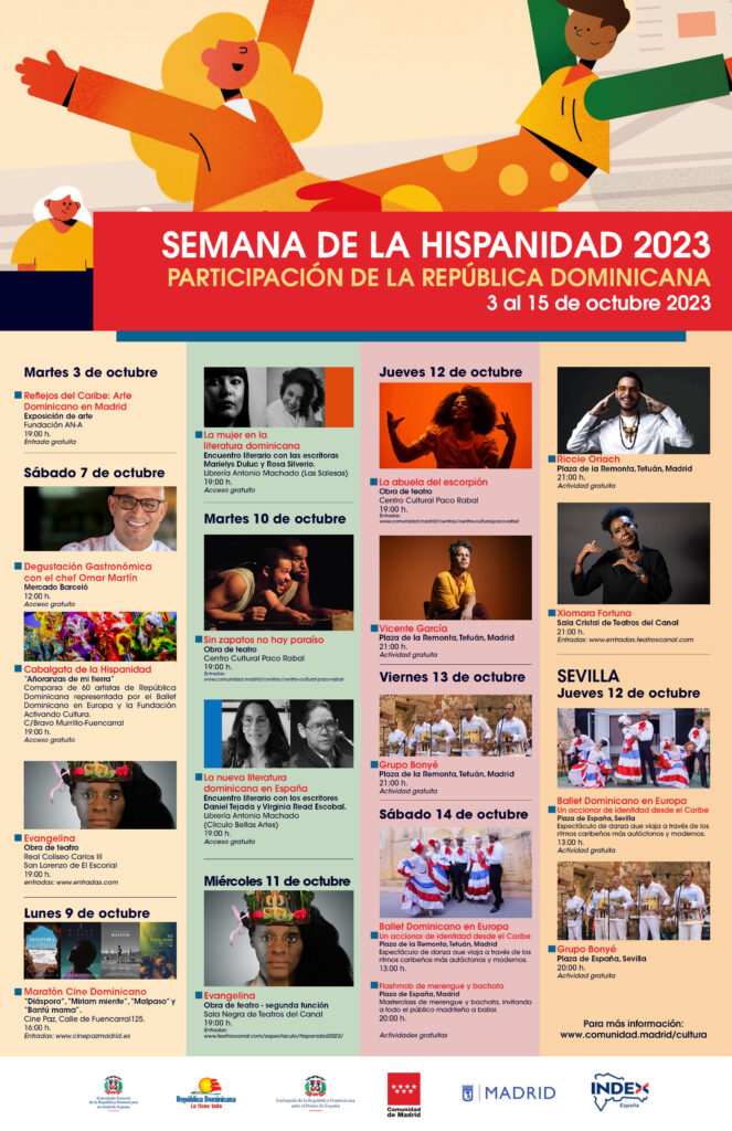 Programa dominicano de la Semana de la Hispanidad 2023.
