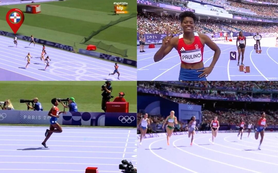 Marileidy Paulino en su primera carrera en París 2024.