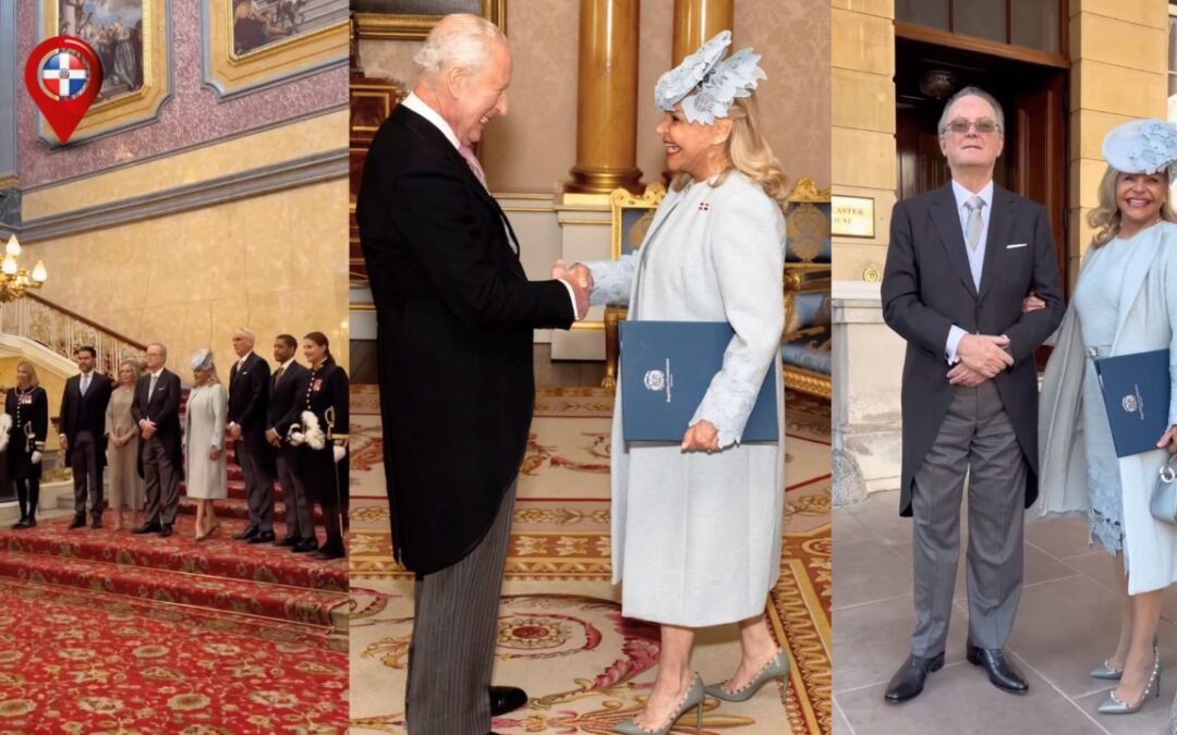 Embajadora RD presenta cartas ante rey Carlos III en el Palacio de Buckingham (Video)