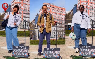 Dominicanos en Madrid cantan por la independencia (VIDEO)