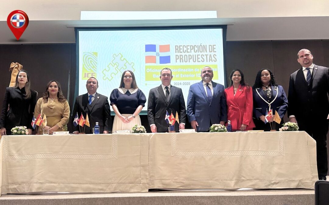 Directivos de la JCE en Madrid.