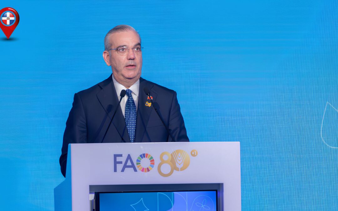 Presidente Luis Abinader en la FAO.